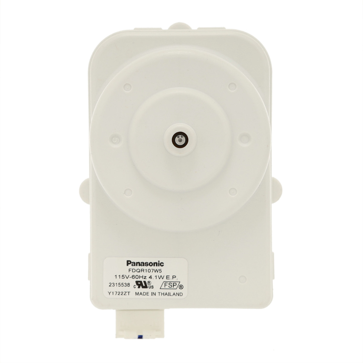 W10124096 - Genuine OEM Whirlpool Refrigerator Condenser Fan Motor Kit, 4.1W/115V